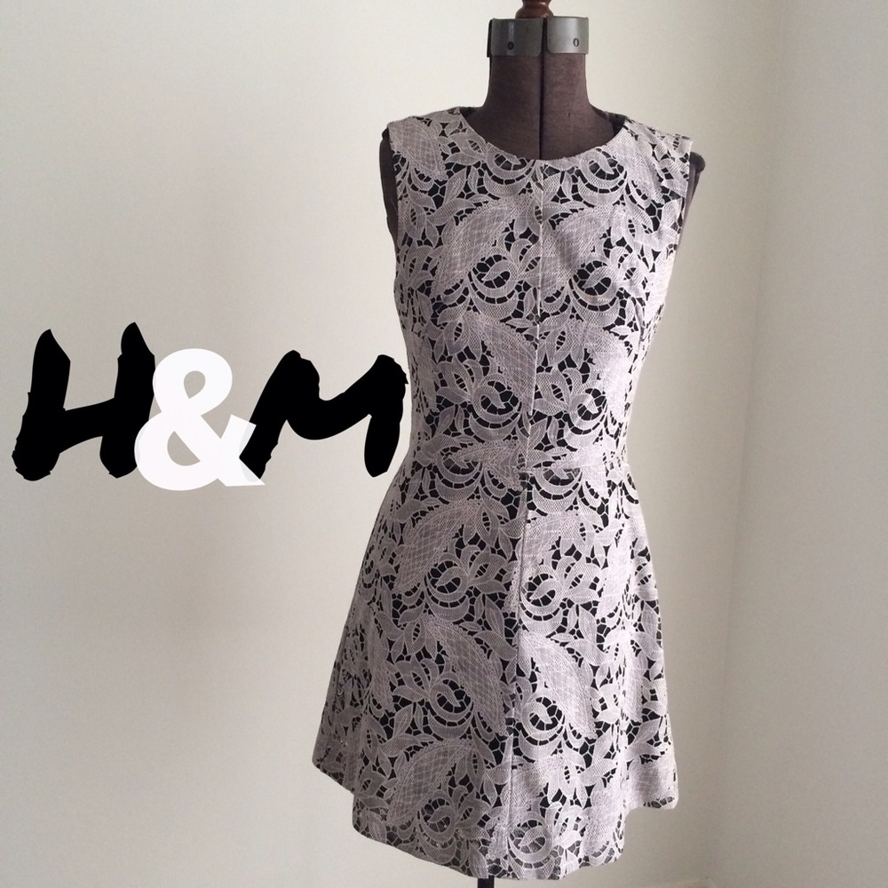 H&M paisley laced dress
